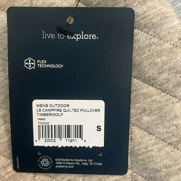 NWT- Men’s Quilted Magellan Pullover - Picture 5 of 5